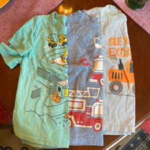 Bundle - boys construction t shirts